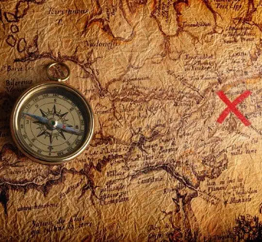 the myths hidden treasure map with compass cuba 1