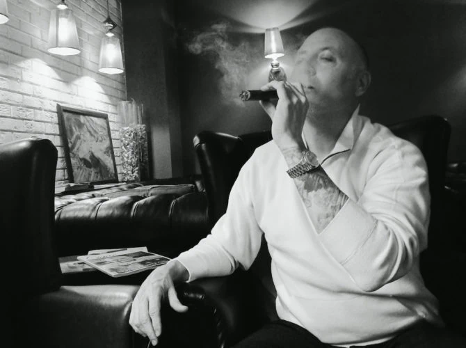 vince smoking